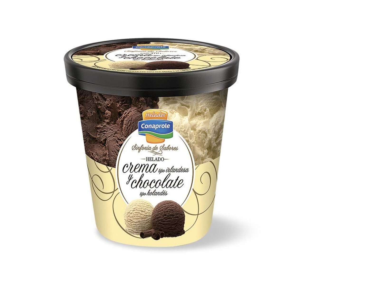 Helado Sinfonía crema irlandesa y chocolate holandés 