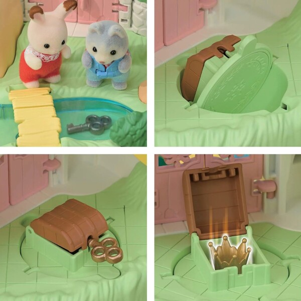 Sylvanian Families Set Cascada Bosque Secreto Ternurines Variante Modelo Bosque