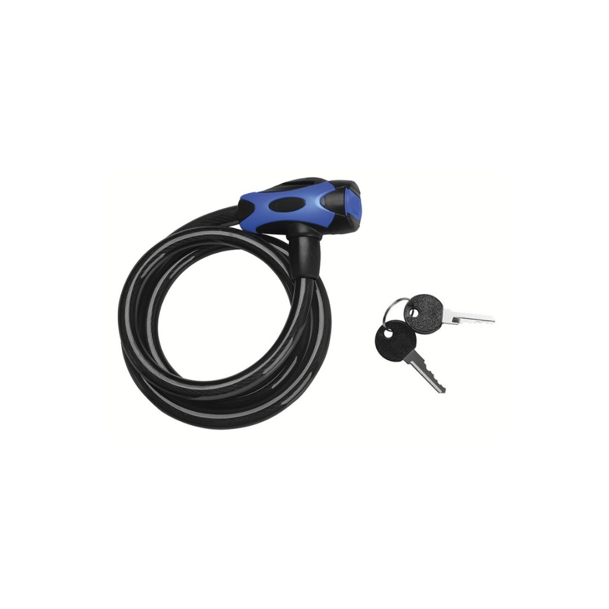CANDADO PARA BICICLETA CON LLAVE TRAMONTINA - NEGRO 