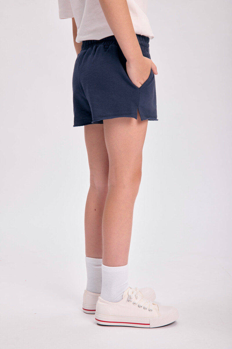 Short deportivo Azul