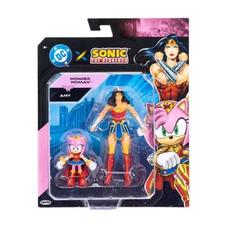 Figura DC x Sonic The Hedgehog - Wonder Woman & Amy Figura DC x Sonic The Hedgehog - Wonder Woman & Amy