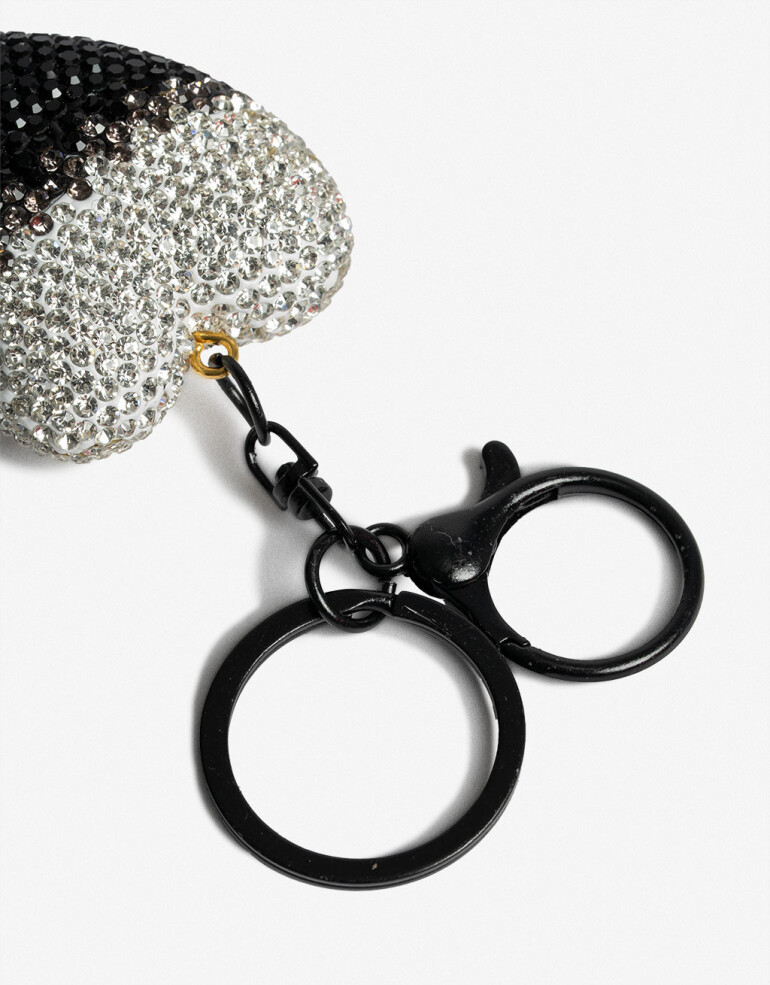 Llavero Strass Llavero Y Bag Charm Moño - Combinacion Bicolor