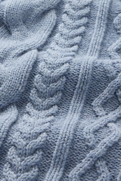 Buzo Algodón Ochos Mujer Light Blue Heather
