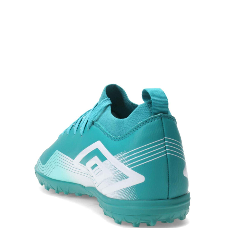 Championes de Fútbol Hombre Umbro Vibe TF Verde Agua - Blanco