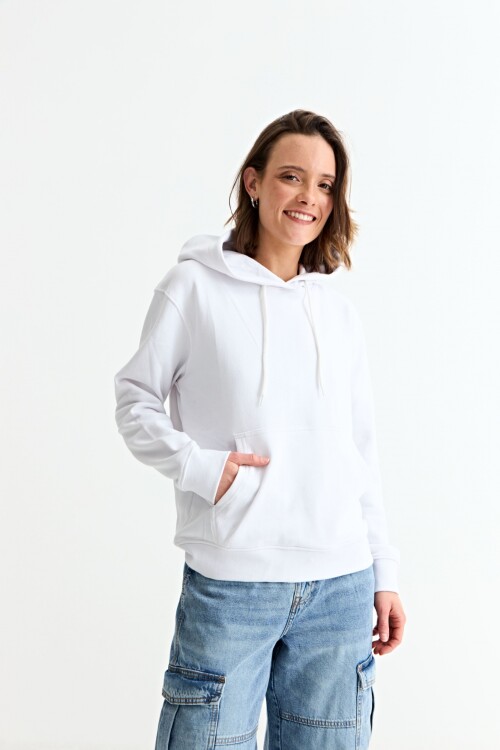 Canguro liso básico BLANCO