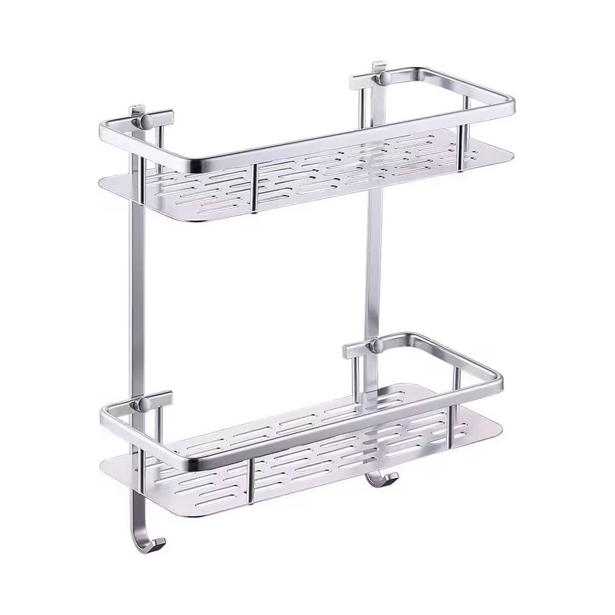 Repisa Doble Aluminio 30x12x35 Cm 