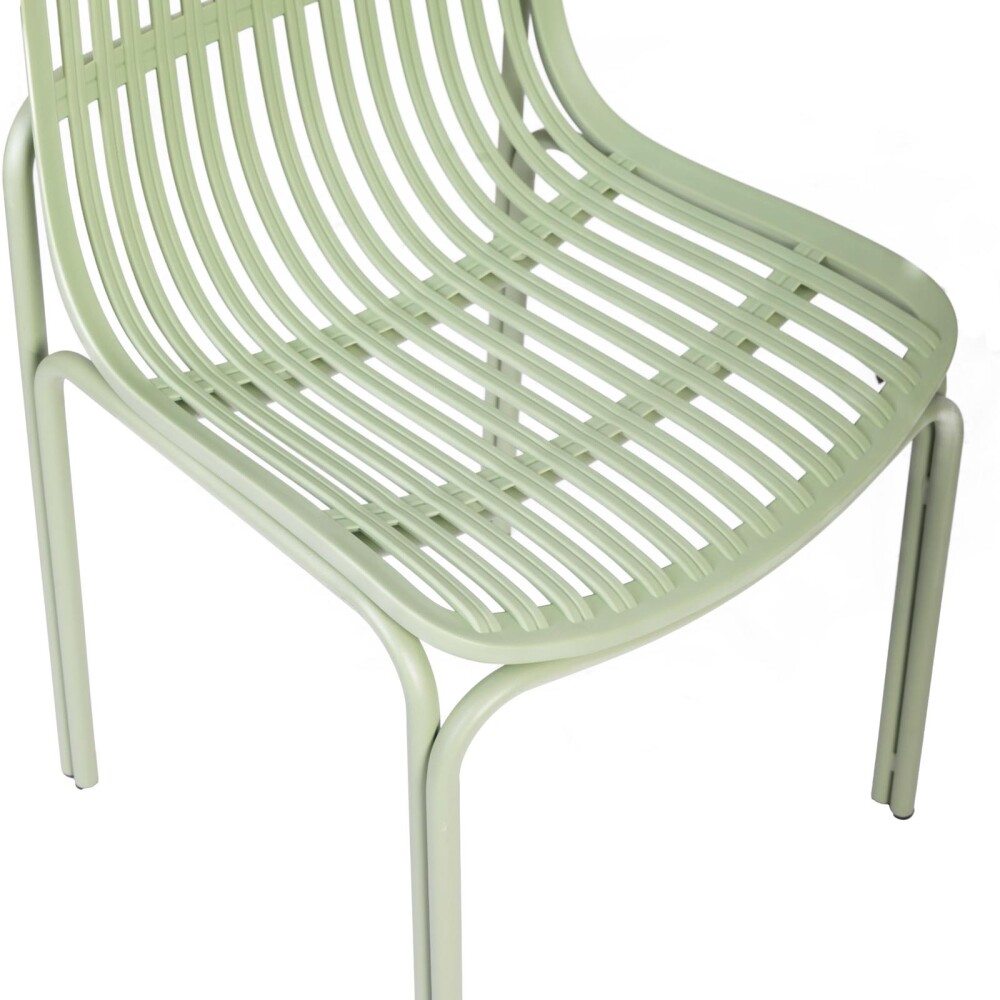 SILLA DE COMEDOR POLIPROPILENO VERDE LISA