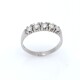 Anillo en oro 18k blanco y brillantes Anillo en oro 18k blanco y brillantes
