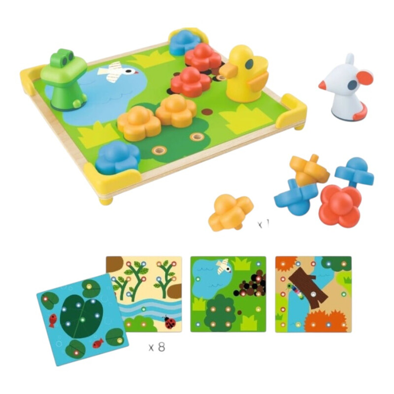Juego de Mosaico Infantil +2 Djeco Juego de Mosaico Infantil +2 Djeco