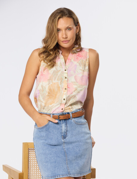 POLLERA DE JEAN Azulcla