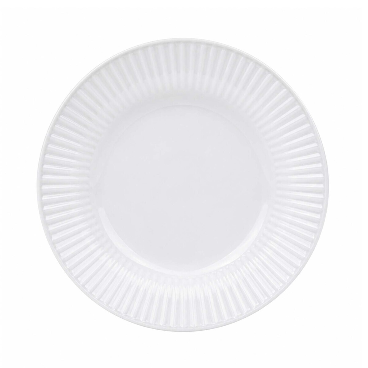 Plato hondo Blanco canele 21.5 cm BIONA 