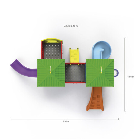 Juego Modular Exterior de Aventura Xalingo Multicolor