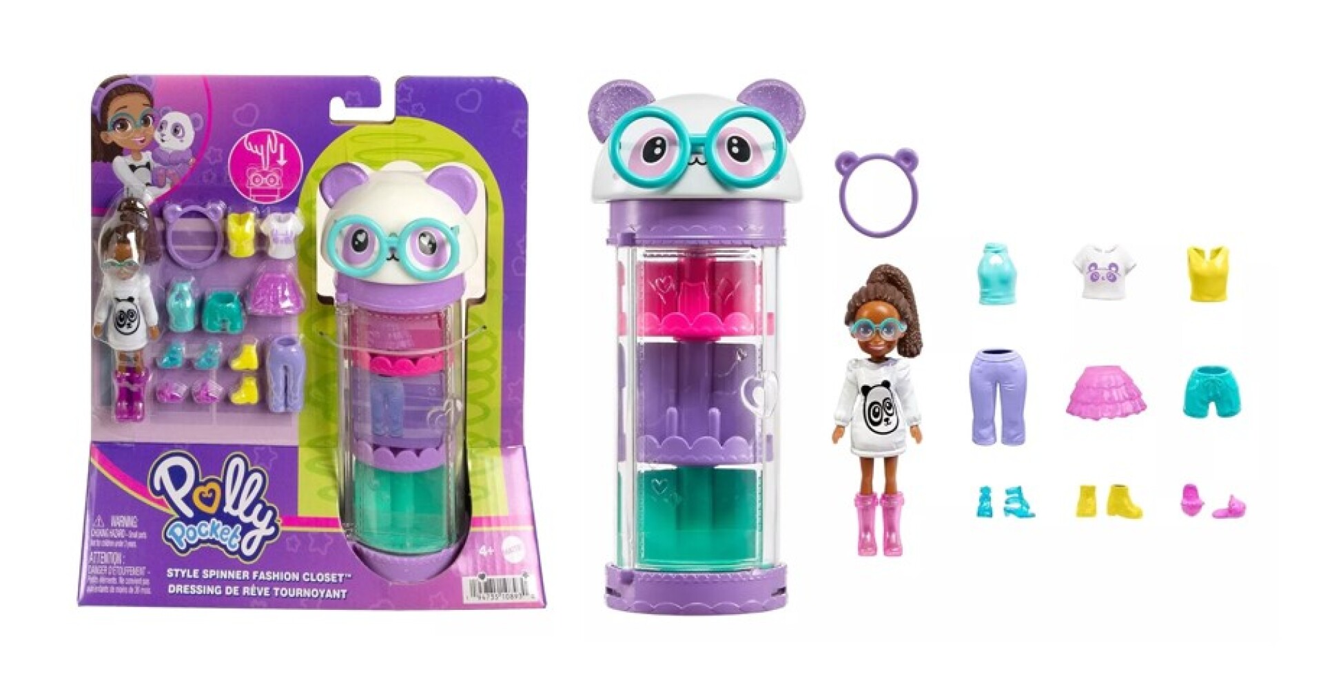 Juego Tubo de Modas Giratorio Polly Pocket 