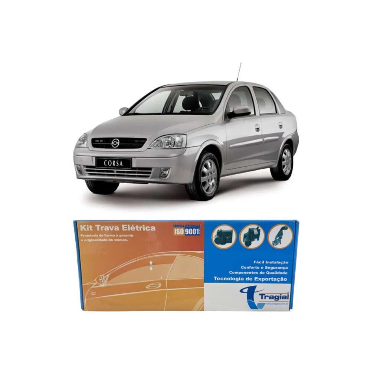 Kit Bloqueo Central Corsa 2 Original - 4 Puertas 