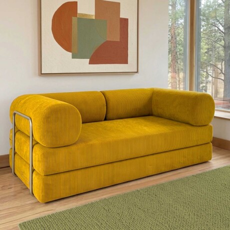 Sillón Cama 3 Cuerpos CloudNest Amarillo