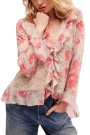 BAD AT LOVE BLOUSE PRINTED Marfil