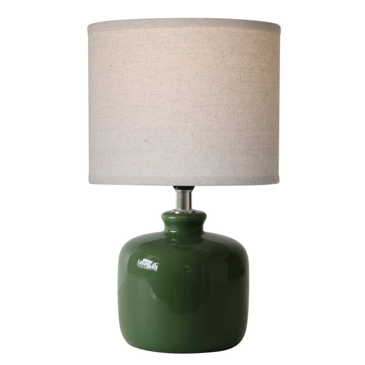 LAMPARA DE MESA CERAMICA D18x30CM VERDE 