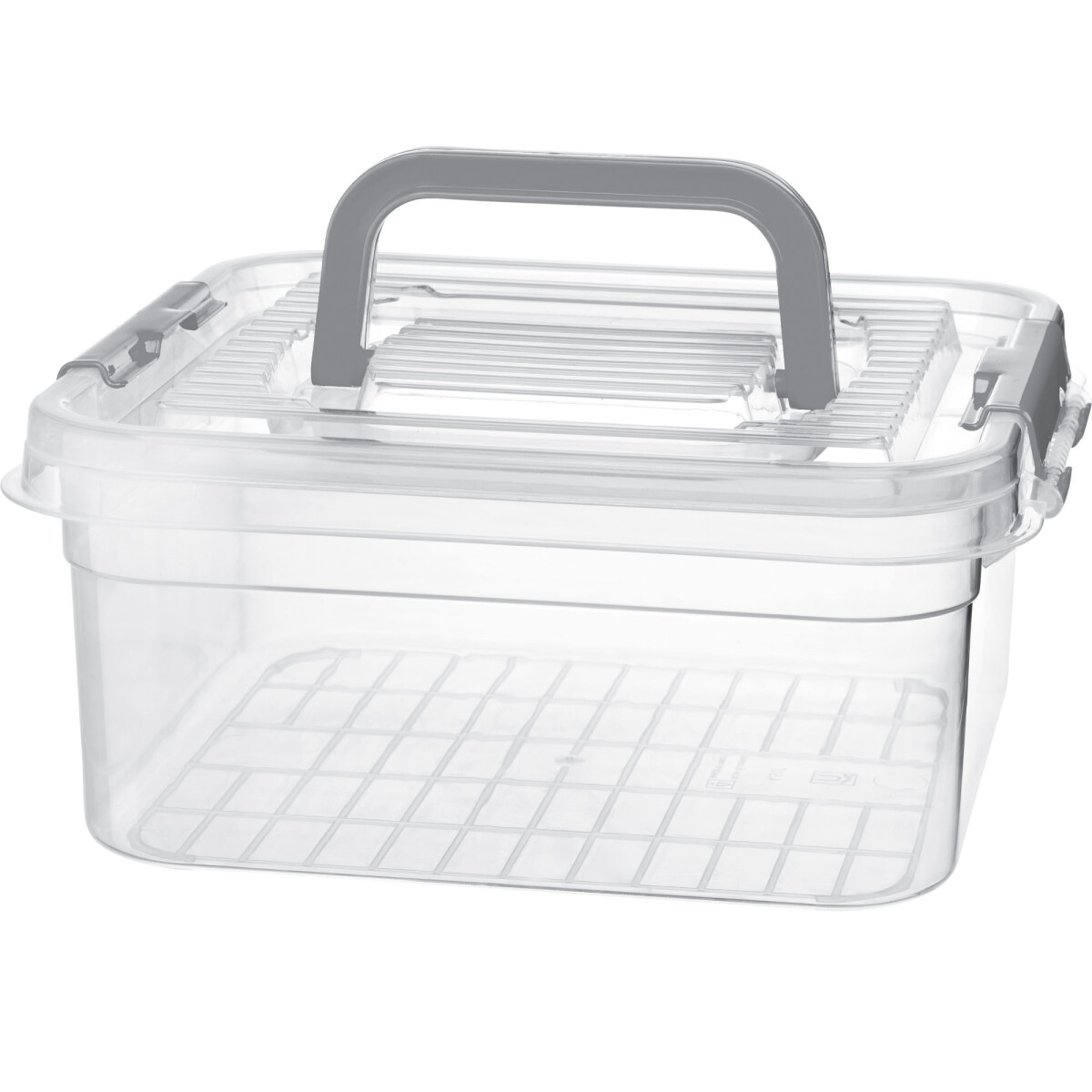 CAJA ORGANIZADORA - PLASTICO TRANSPARENTE 4,5LTS 