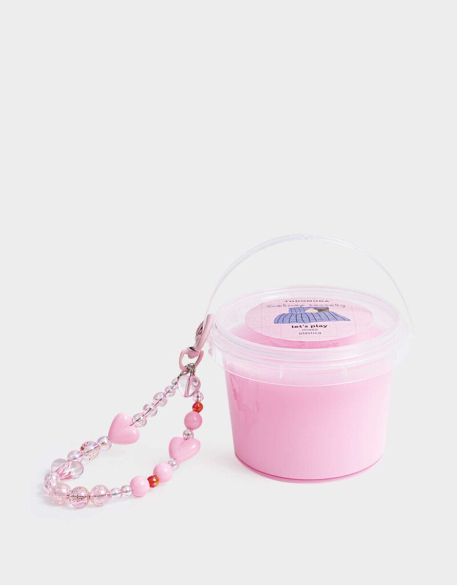 Balde De Slime Con Strap - Rosa Claro 