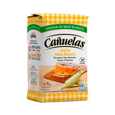 Harina de maiz precocida 1kg Cañuelas Harina Maiz S/g 1k Cañuelas