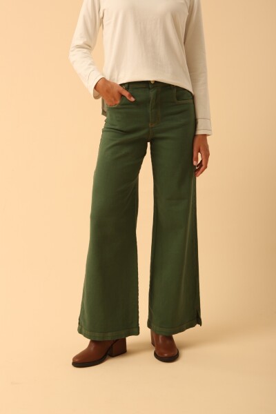 JEAN STRAIGHT ANT Verde Oscuro