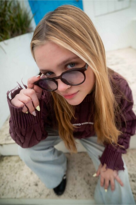 Lentes de Sol Crystal brown G.Blue GW Lentes De Sol Crystal Brown G.blue Gw