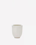 Macetero Aiguablava de cemento blanco Ø 39 cm Macetero Aiguablava de cemento blanco Ø 39 cm