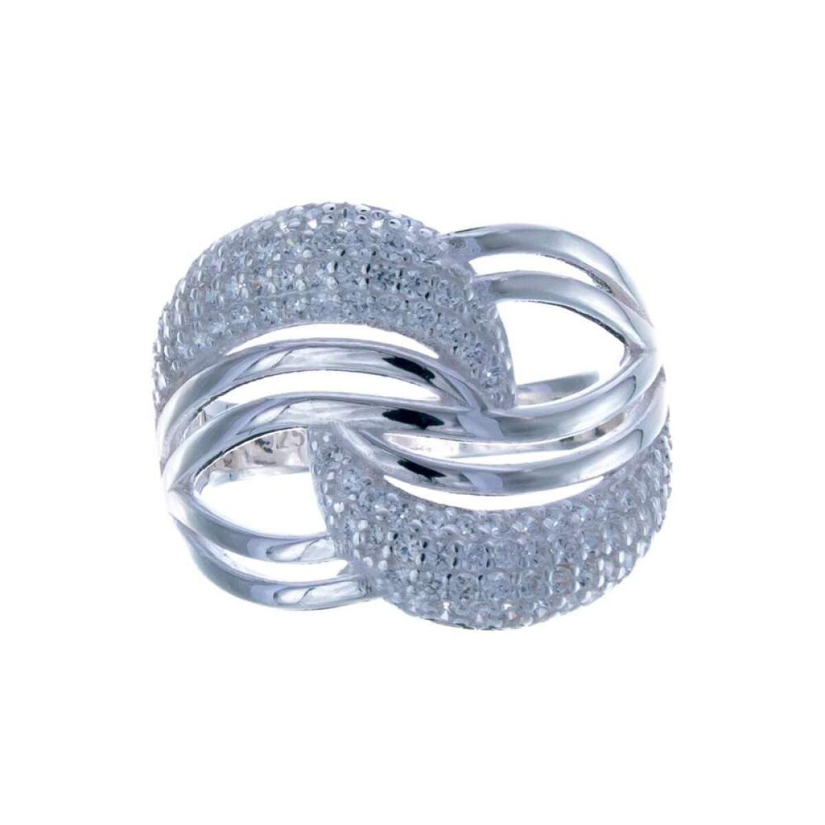 Anillo De Plata 925 - Con Circonias 