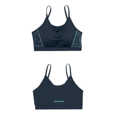 Top deportivo para Mujer Graphene Azul Petróleo Top deportivo para Mujer Graphene Azul Petróleo