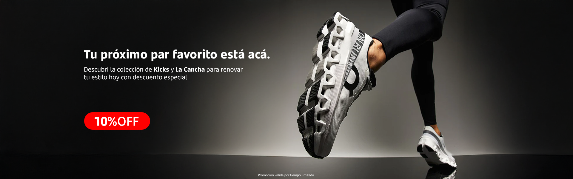 Promo calzado Kicks y La Cancha