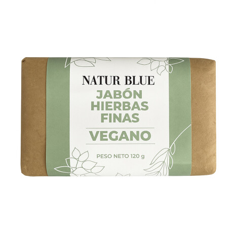 Jabón vegano hierbas finas Natur Blue 120g Jabón vegano hierbas finas Natur Blue 120g