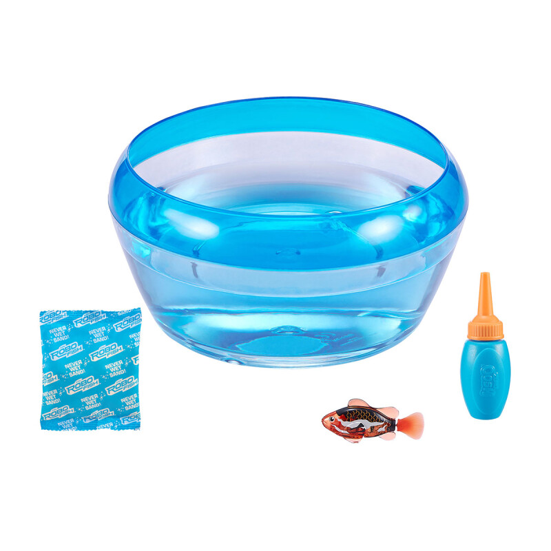Pez Nadador Pecera PlaySet Activado con el agua Robo Alive Pez Nadador Pecera PlaySet Activado con el agua Robo Alive