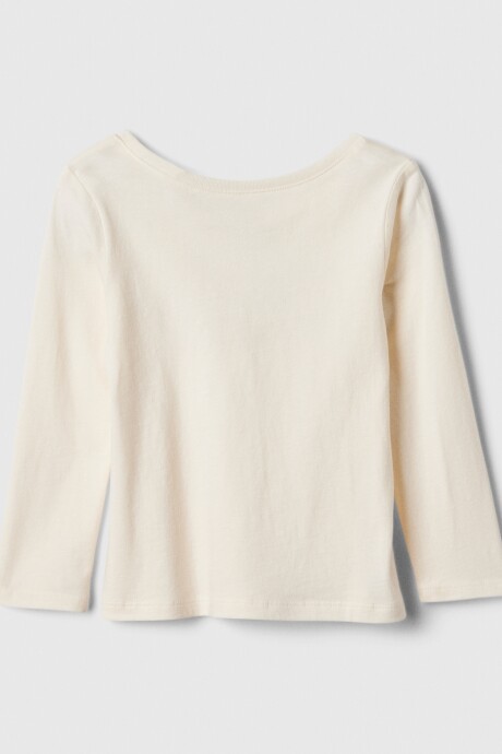 Remera Gráfico Toddler Niña Ivory Frost