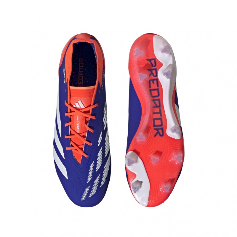 Championes adidas Predator Elite Firm Groind Soccer Cleants Blue / White / Red