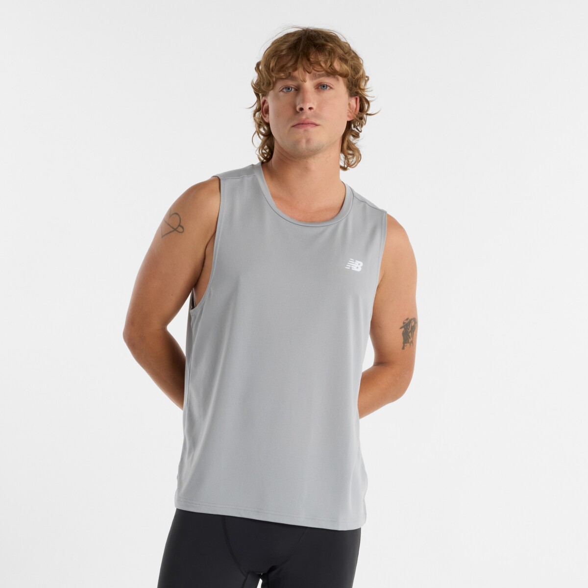 Musculosa New Balance de Hombre -Sport Essential- MT51800YST - GREY 