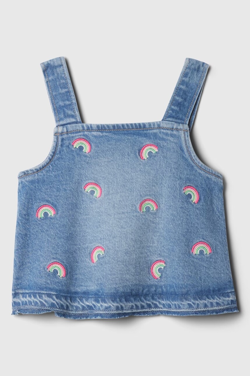 Musculosa De Jean Toddler Niña Rainbow