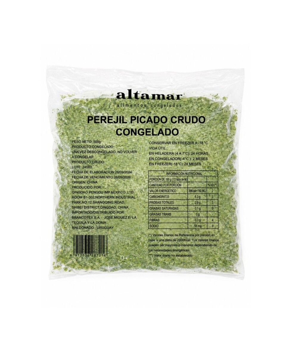 PEREJIL PICADO 500 GRS 
