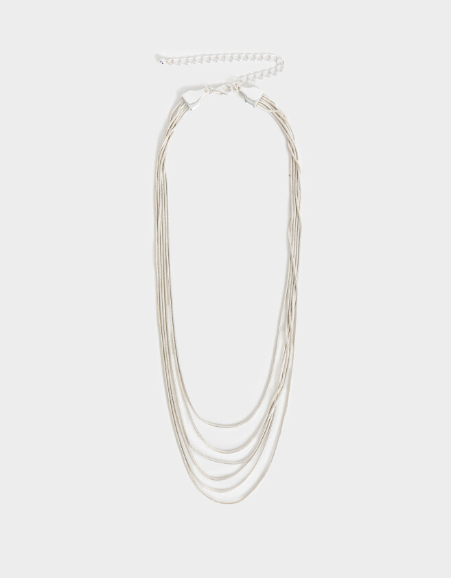 Collares Cortos Premium Silver Cortos - Plateado