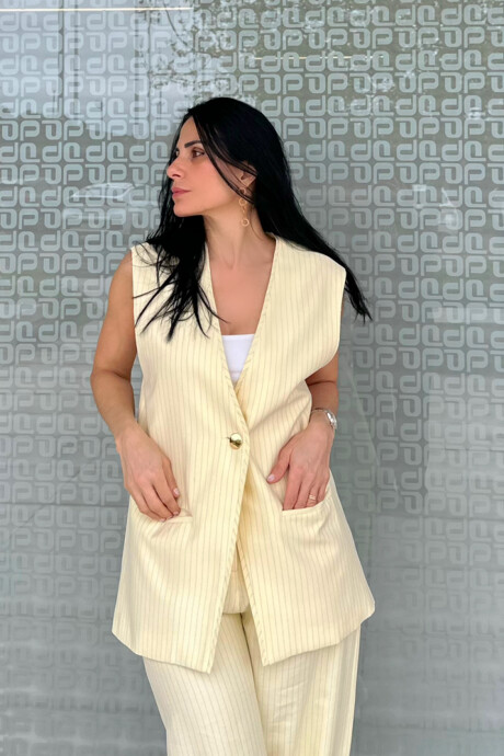 Chaleco Karla Amarillo