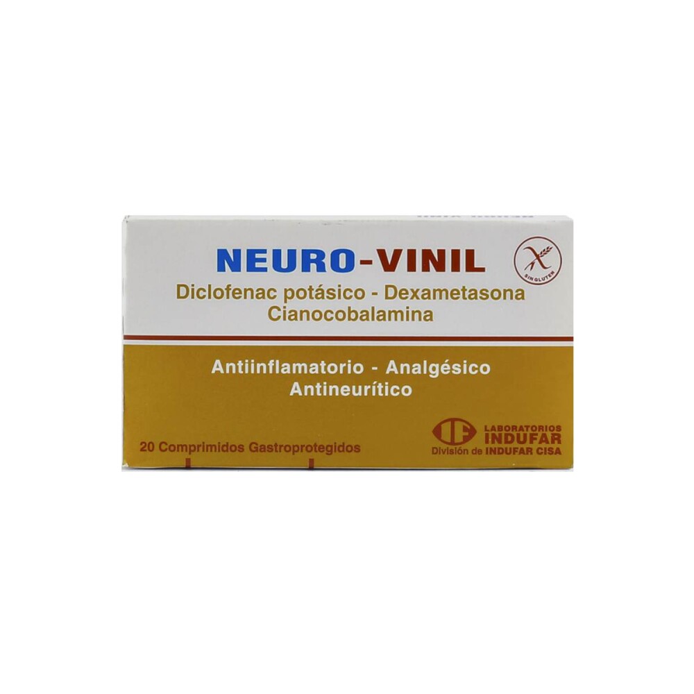 NEURO-VINIL CJ X 20 COMPRIMIDOS única