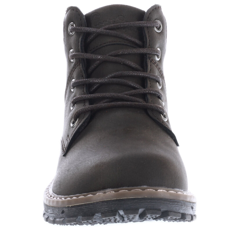 Botas de Niño Croco Kids Botita JUSTIN acordonada Marrón