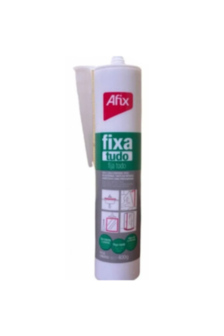 AFIX FIJA TODO ADHESIVO SELLADOR AFIX FIJA TODO CARTUCHO 400GRS COLOR BLANCO