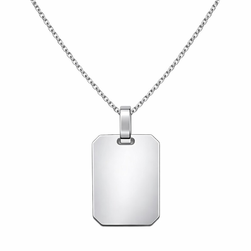 Dije Placa rectangular - Plata 925 - sin piedra - CP4706 sinpiedra