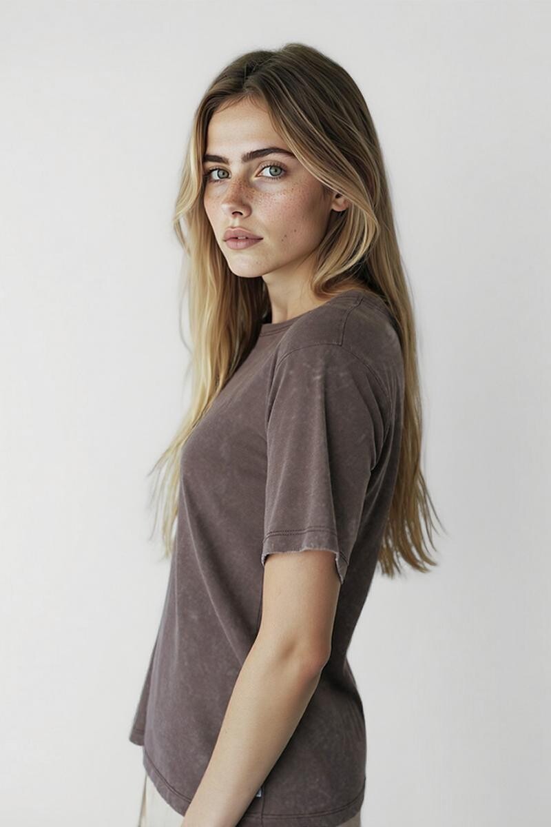 Remera Gala Marrón