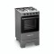 COCINA A GAS HOGARON GALWAY Cocina A Gas HOGARON Galway 4 Hornallas Mesa Acero Inoxidable, Horno 50L Limpia Fácil Y Encendido Manual - Titanium