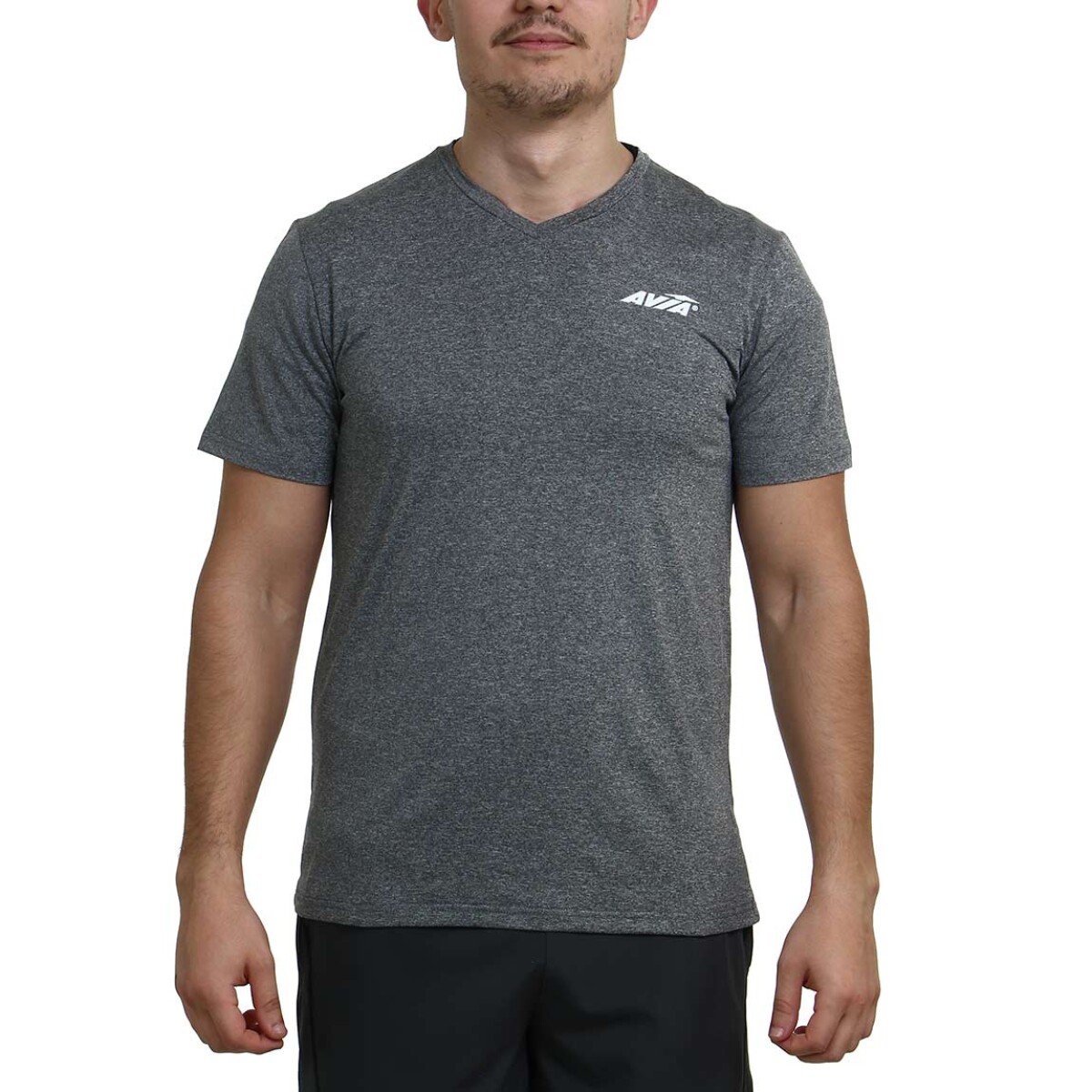 Remera Manga Corta Hombre Avia - Gris Oscuro 