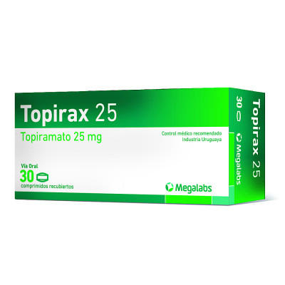 Topirax 25 Mg. 30 Comp. Topirax 25 Mg. 30 Comp.