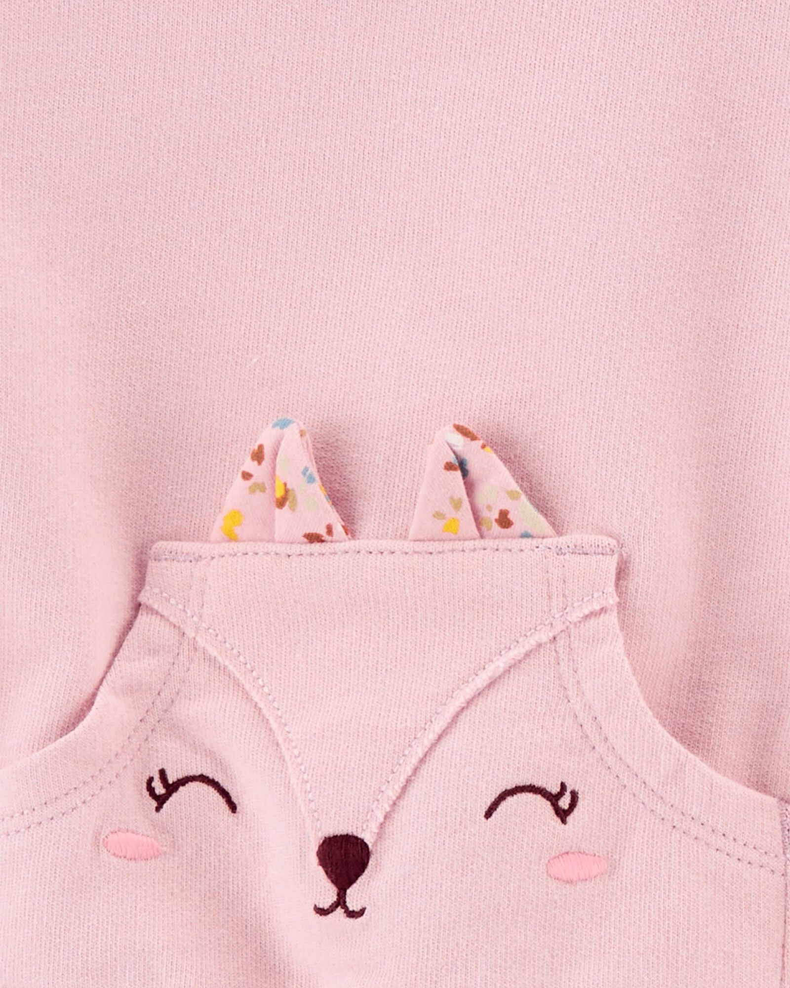 Set tres piezas de algodón, calza, buzo y body, diseño gatita Set tres piezas de algodón, calza, buzo y body, diseño gatita