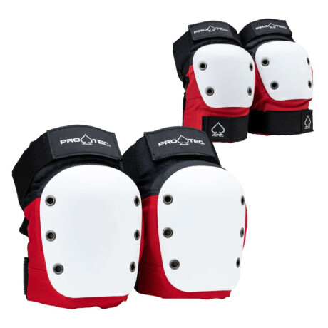 Protecciones Pro Tec Street Knee/Elbow Pad Set Adulto Rojo