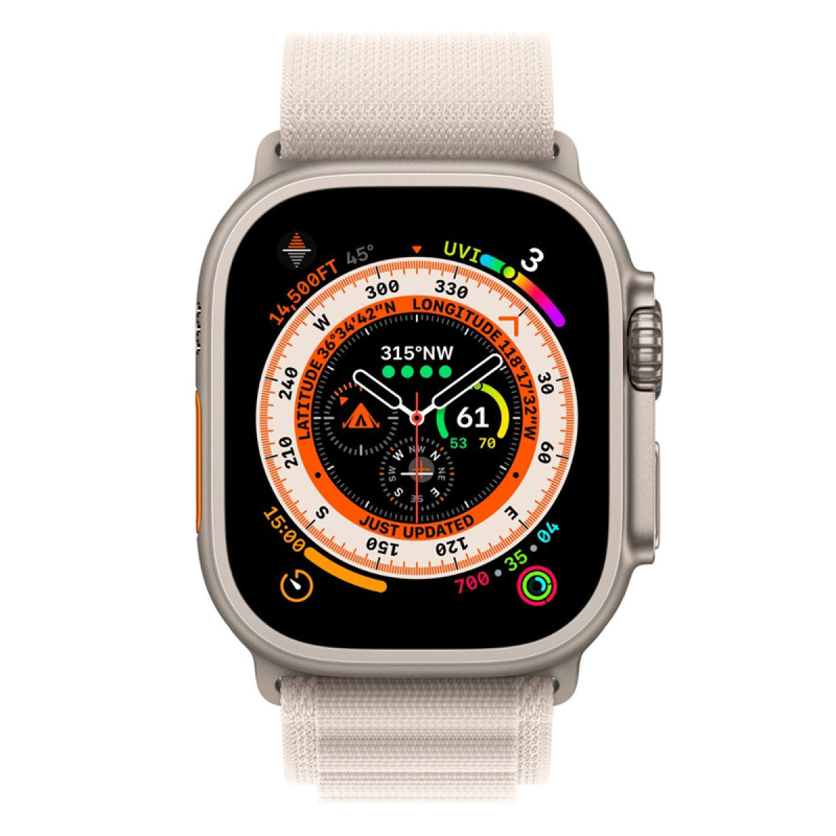 Reloj Smartwatch Apple Watch Ultra 49mm Starlight Alpine M 